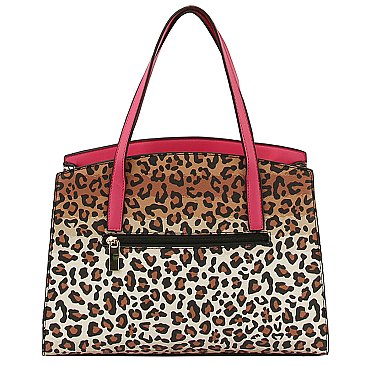 Leopard Hummingbird Flower Handbag version 2