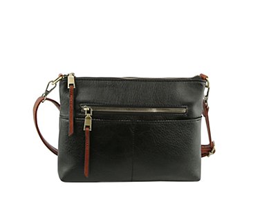 Fashion Zip Pocket Crossbody Bag