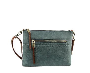 Fashion Zip Pocket Crossbody Bag