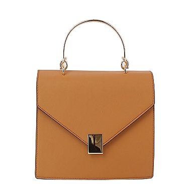 Top Handle Envelope Flap Satchel