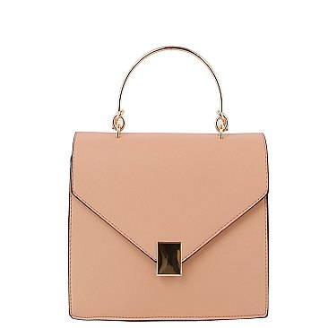 Top Handle Envelope Flap Satchel