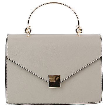 Top Handle Envelope Flap Satchel