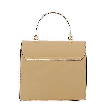 Top Handle Envelope Flap Satchel