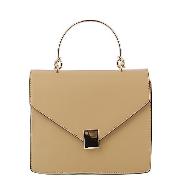 Top Handle Envelope Flap Satchel