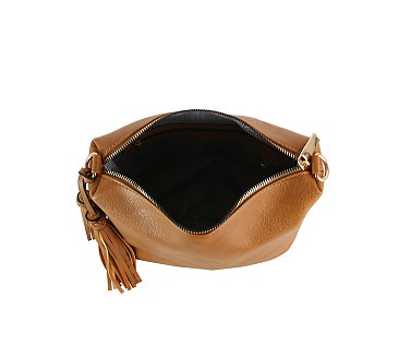 Fashion Tassel Concealed Crossbody Bag
