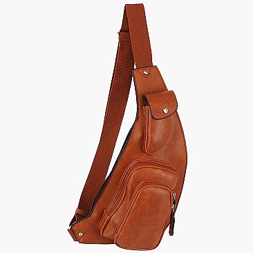 Multi Pocket Sling Bag Fanny Pack 2