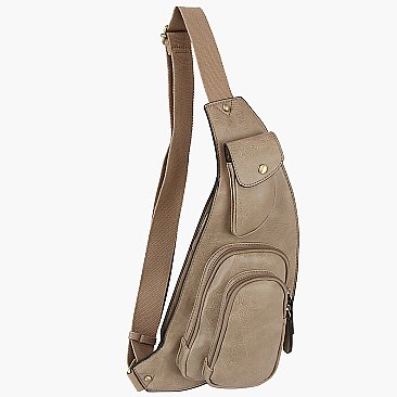 Multi Pocket Sling Bag Fanny Pack 2