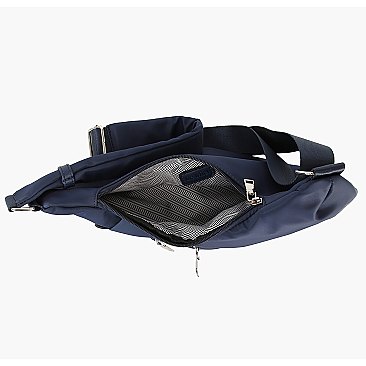 Nylong Multi Zip Pocket Sling Bag