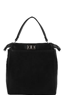 MODERN FASHION OVER SIZE SATCHEL WITH LONG STRAP JYLQF-007