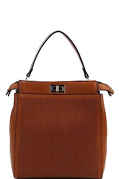 MODERN FASHION OVER SIZE SATCHEL WITH LONG STRAP JYLQF-007