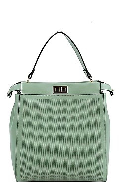 MODERN FASHION OVER SIZE SATCHEL WITH LONG STRAP JYLQF-007