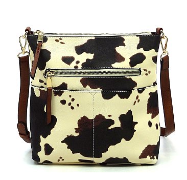 Fashion Zip Pocket Crossbody Bag