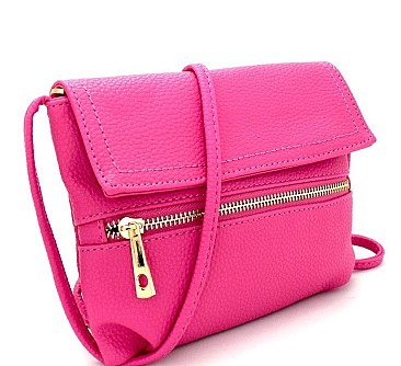 LS2249-LP Multi-Pocket Fold-over Cross Body