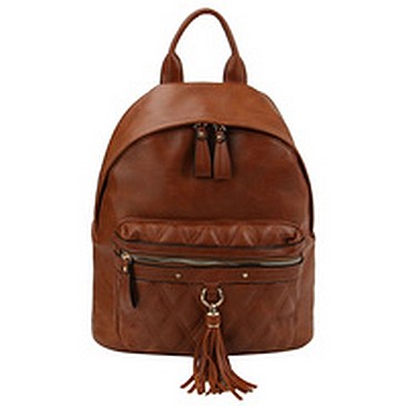 Quilted Front Pocket Backpack