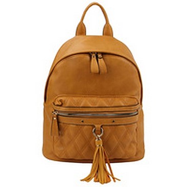 Quilted Front Pocket Backpack