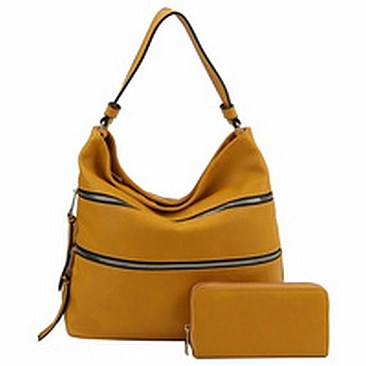 Fashion Zipper 2-in-1 Shoulder Bag