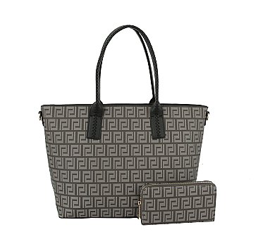 Fashion Monogram 2-in-1 Shopper