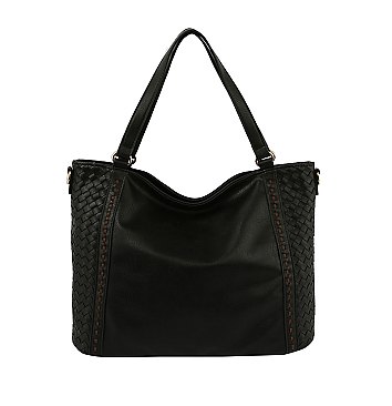 Soft Leather Tote Crossbody Hobo Bag