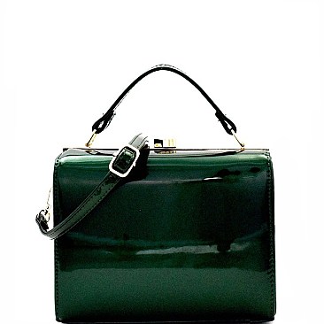 Patent Frame Medium Boxy Satchel MH-LT2386