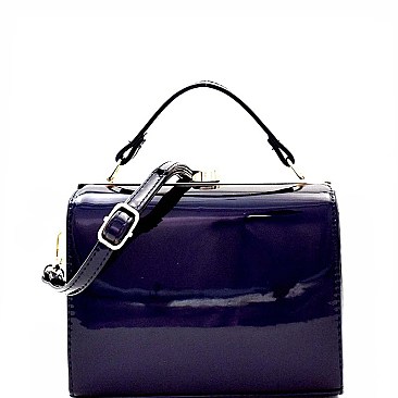 Patent Frame Medium Boxy Satchel MH-LT2386