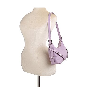 Fashion Buckle Shoulder Bag Hobo