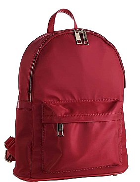 CANVAS SOLID COLOR BACKPACK