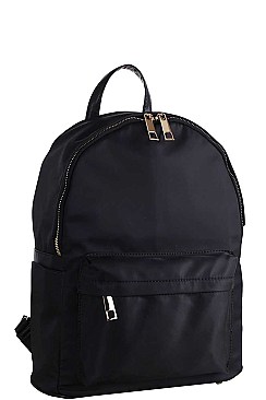 CANVAS SOLID COLOR BACKPACK