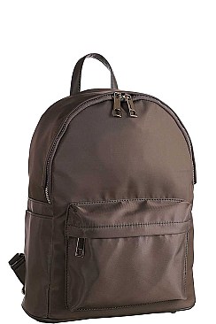 CANVAS SOLID COLOR BACKPACK