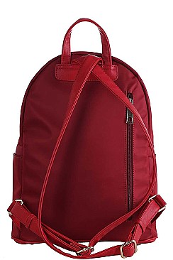 CANVAS SOLID COLOR BACKPACK