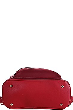CANVAS SOLID COLOR BACKPACK