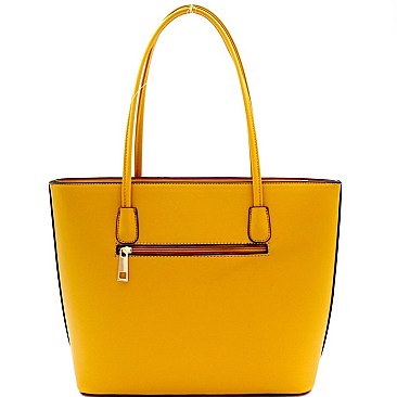 Lovely Bow Accent 2PC Tote SET