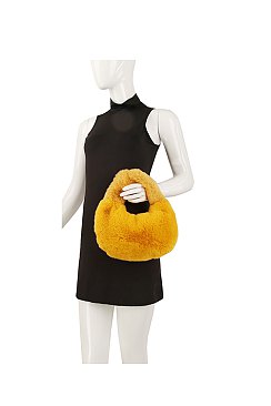 Faux Fur Loop Bag