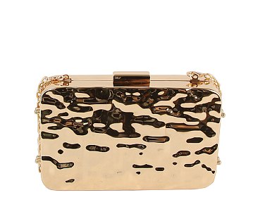 Glossy Crossbody Clutch Bag