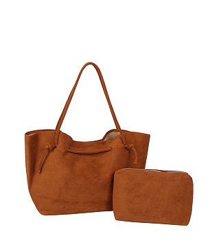 Fashion Suede 2-in-1 Shoulder Bag
