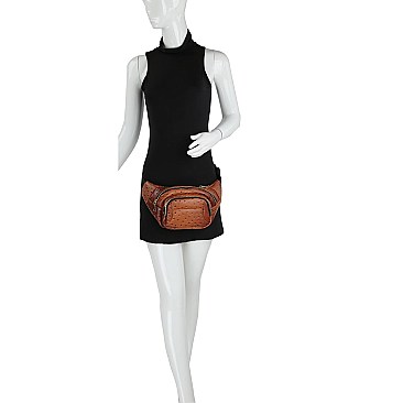 Fashion Ostrich Fanny Pack Waist Bag