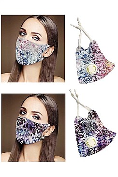 PACK OF 12 FASHION REUSABLE MASK