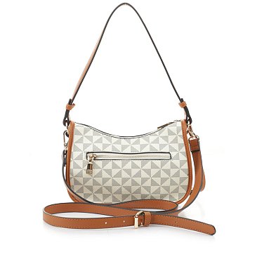 2-in-1 Monogrammed Medium Shoulder Set