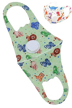 PACK OF 12 ASSORTED COLOR DUST PROOF KIDS RESPIRATOR MASK