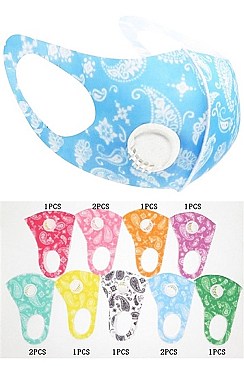 Pack of 12 ASSORTED COLOR PAISLEY