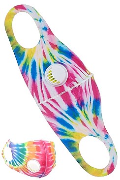 A DOZEN ASSORTED COLOR TIE DYE