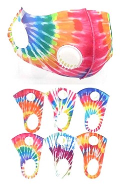 A DOZEN ASSORTED COLOR TIE DYE