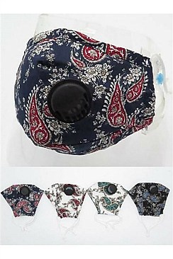 PACK OF 12 FASHION ASSORTED COLOR PAISLEY PRINT
