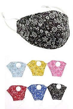PACK OF 12 CLASSIC ASSORTED COLOR PAISLEY PRINT