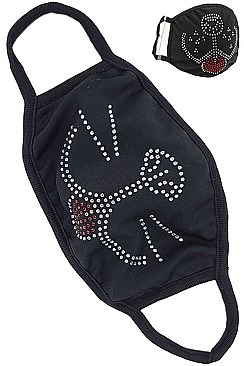 PACK OF 12 CUTE ASSORTED KITTY FASHION MASK