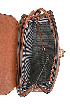 2in1 Chic Stylish Buckled Fashion Backpack JYMA-3016CS