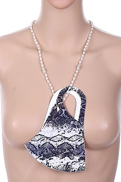 PACK OF 12 FASHION PEARL BEAD MASK LANYARD