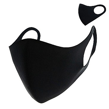 FASHION COMFORTABLE EARLOOP BLACK UNISEX MASK