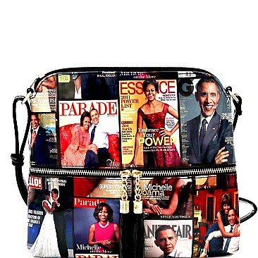 Michelle Obama Handbags Tassel Accent Cross Body