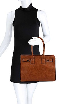 3 IN 1 SATCHEL CROSSBODY AND CLUTCH SET