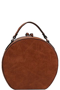 2 IN 1 TAMBOURINE SHAPED SHOULDER BAG SET